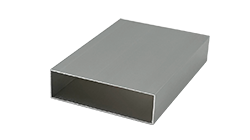 Anodized aluminum square tube